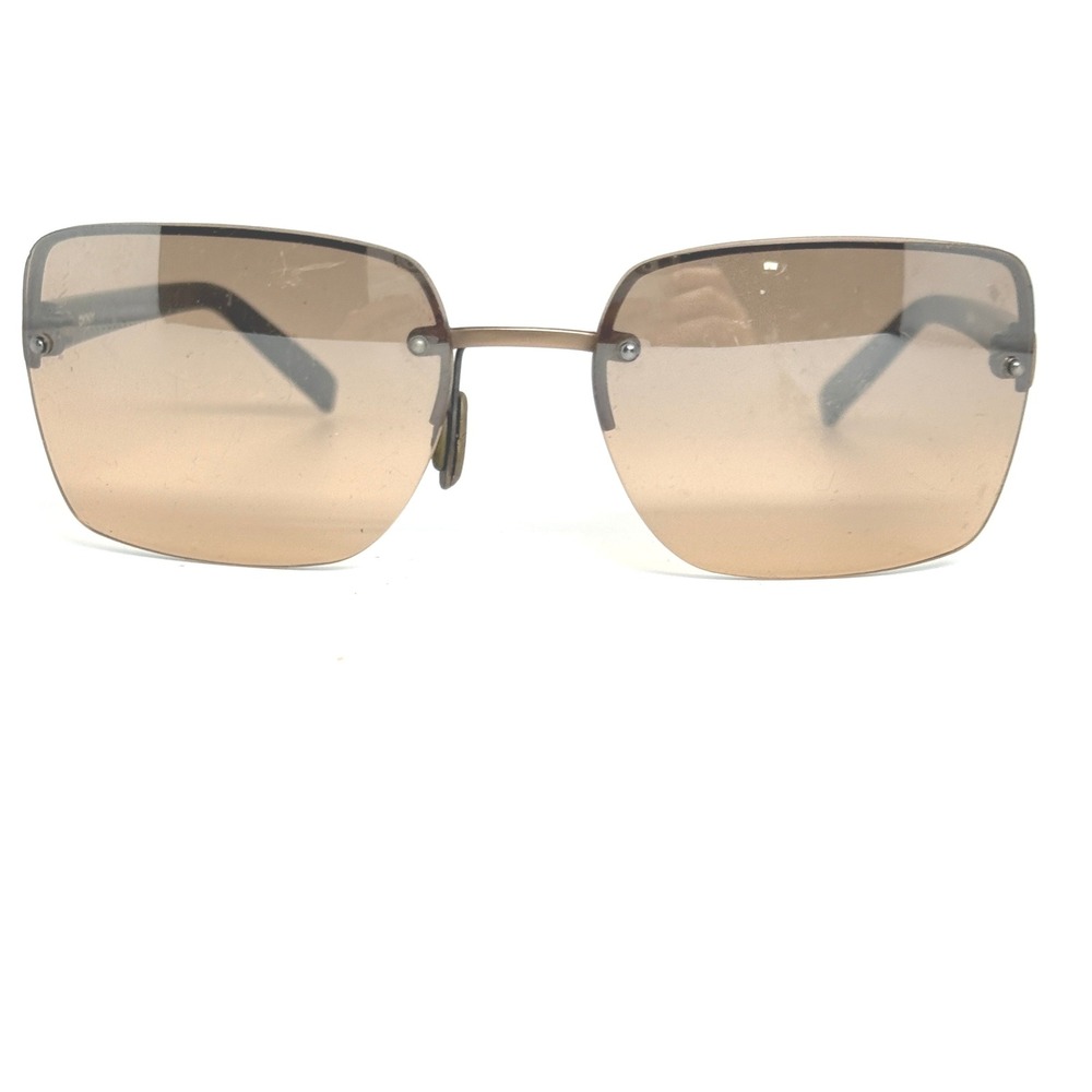 DKNY 7223S 225 Womens Brown‎ Rimless Square Sunglasses 57-17-135 21688